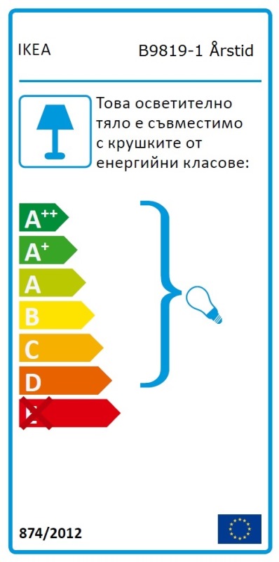 Енергиен етикет на: 30321373