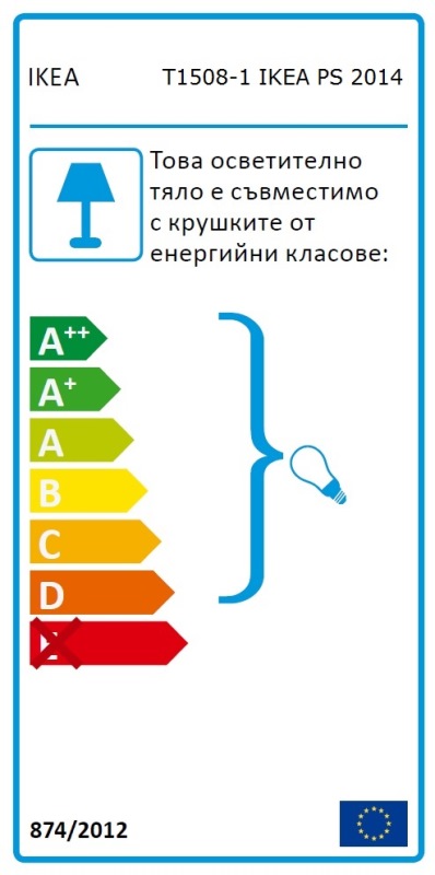 Енергиен етикет на: 40304900